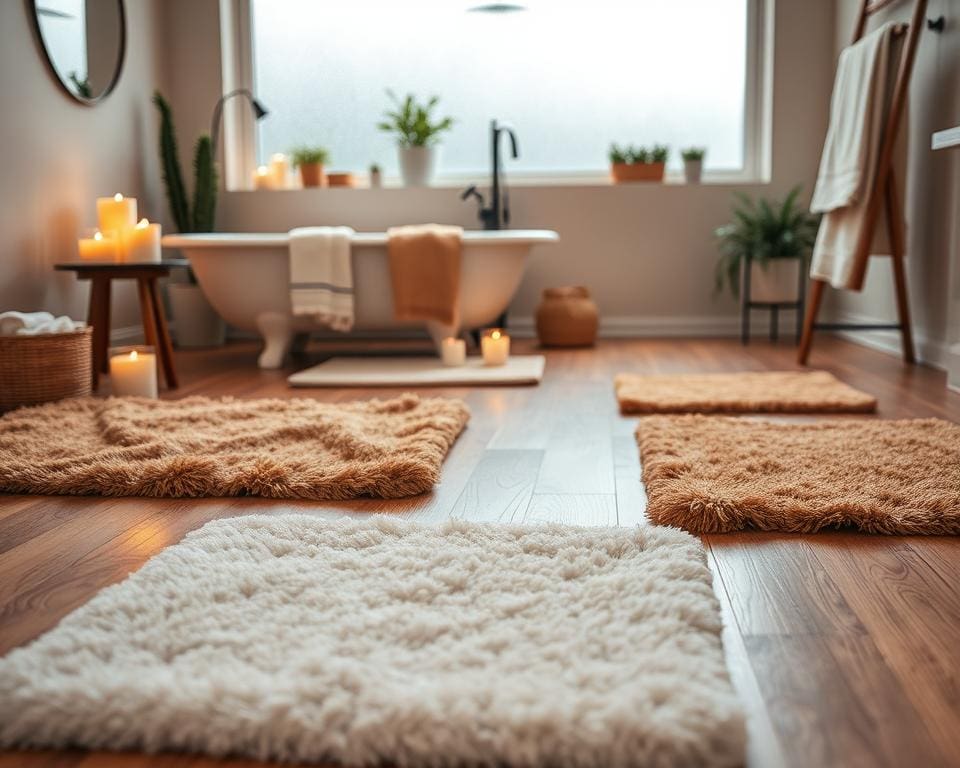 Wann wirken Badteppiche besonders einladend?