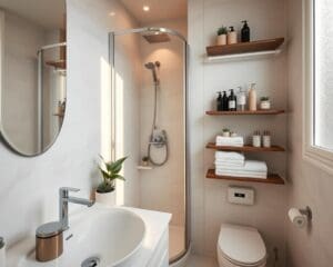 Wie organisiert man kleine Bäder elegant?