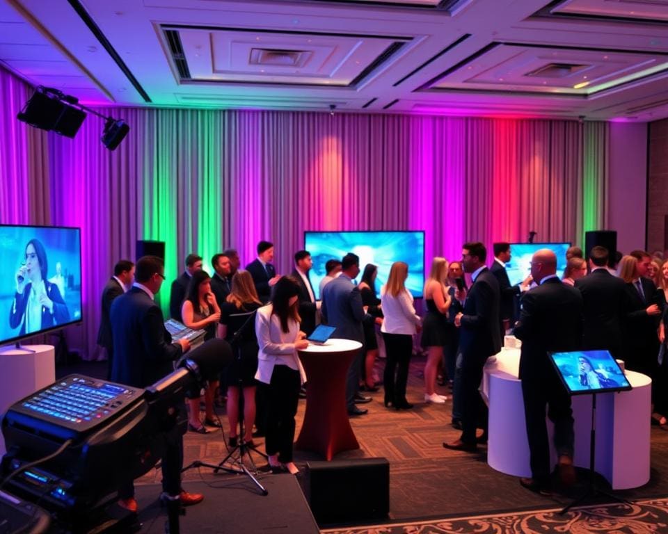 Eventtechnik Verleih für Firmenfeiern