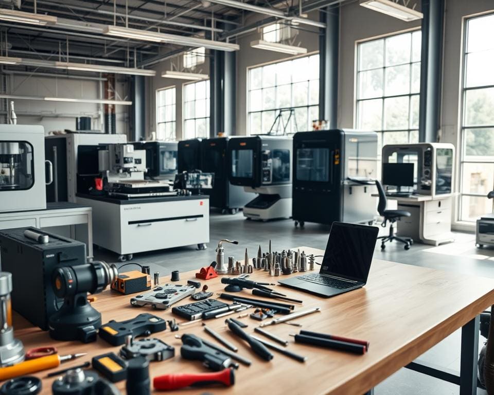 Technische Ausstattung für Werkstätten