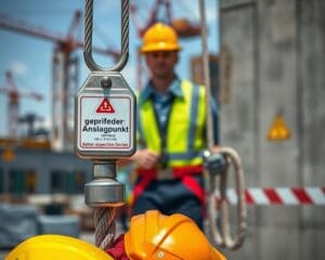 Warum ist ein geprüfter Anschlagpunkt für Hebearbeiten wichtig?