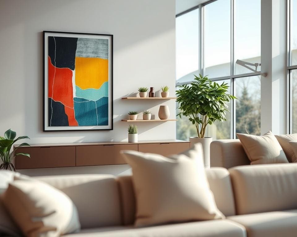 Was macht Wanddekoration modern?