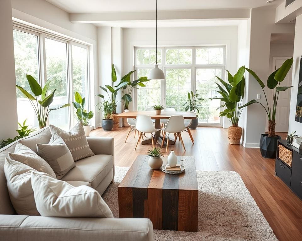 Was sind beliebte Möbel für offene Wohnbereiche?