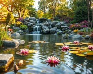 Wasserstellen als harmonisches Gartenelement