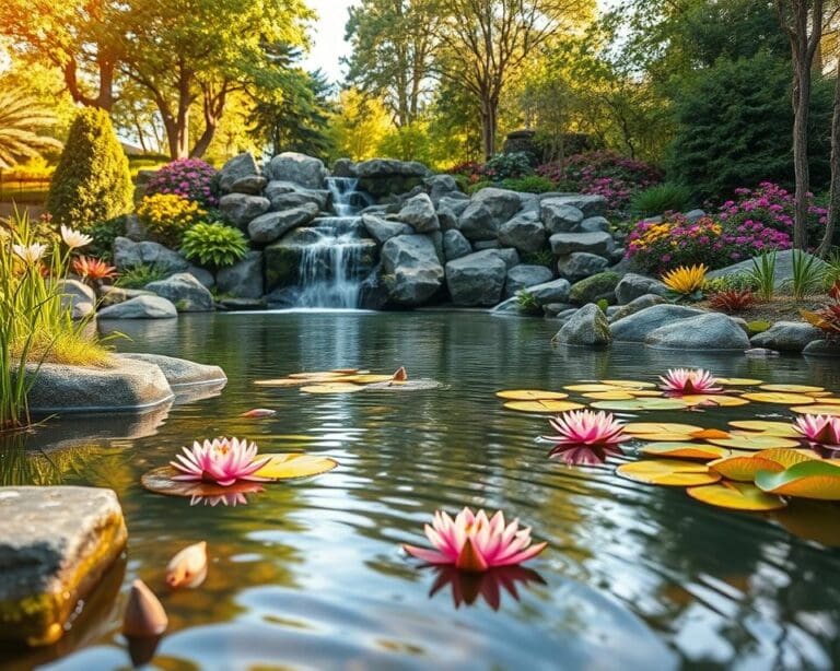 Wasserstellen als harmonisches Gartenelement