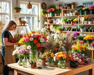 Wie hilft ein Florist bei saisonaler Blumendeko?
