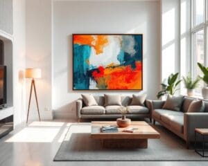 Wie nutzt man Kunst als Blickfang im Raum?