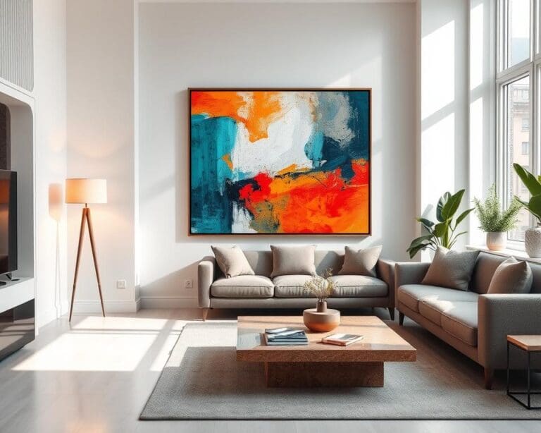 Wie nutzt man Kunst als Blickfang im Raum?