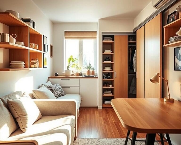 Wie plant man Stauraum in kleinen Wohnungen?