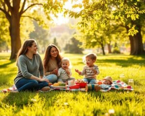 Wie unterstützt ein Fotograf natürliche Familienbilder?