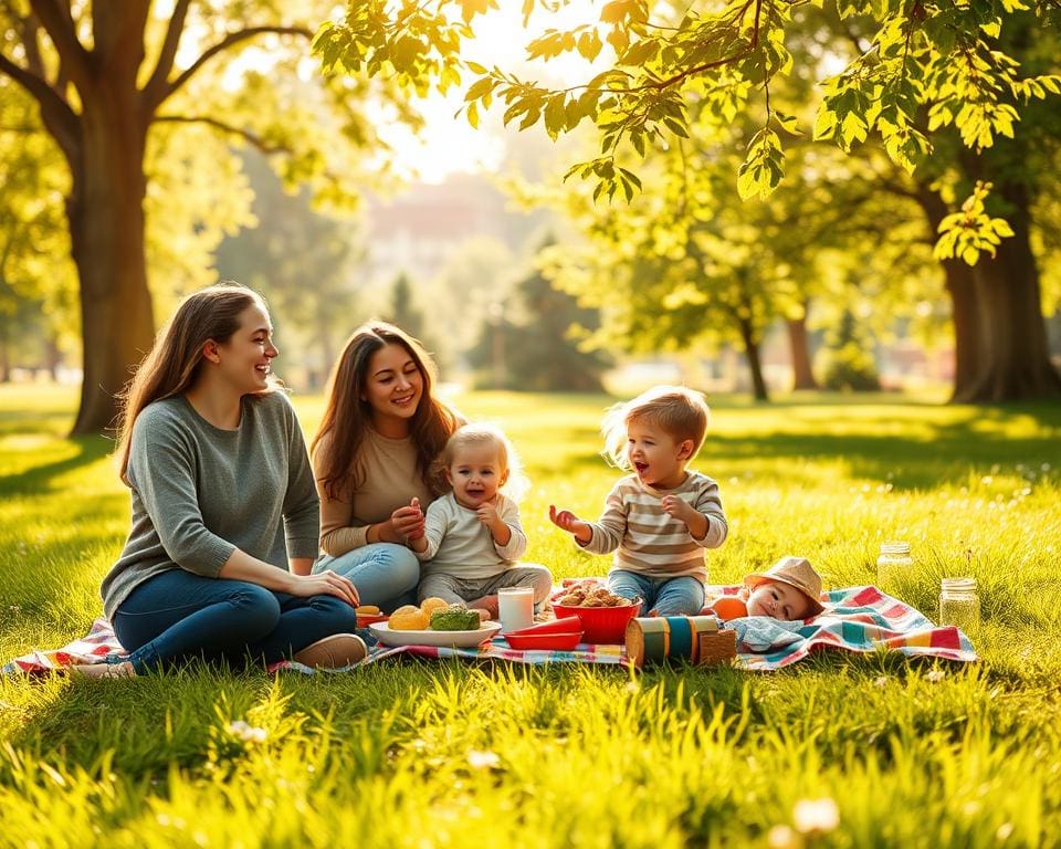 Wie unterstützt ein Fotograf natürliche Familienbilder?