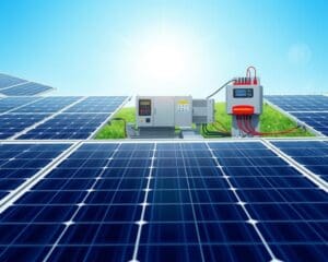 Wie wird der technische Aufbau einer Solaranlage erklärt?