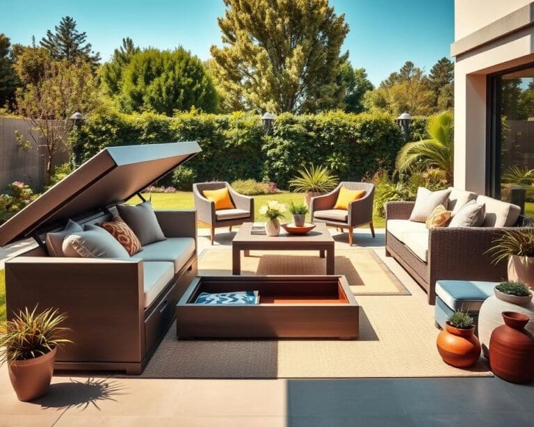 Warum sind Outdoor Möbel mit Stauraum praktisch?