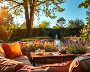 Was unterstützt Komfort im Garten?