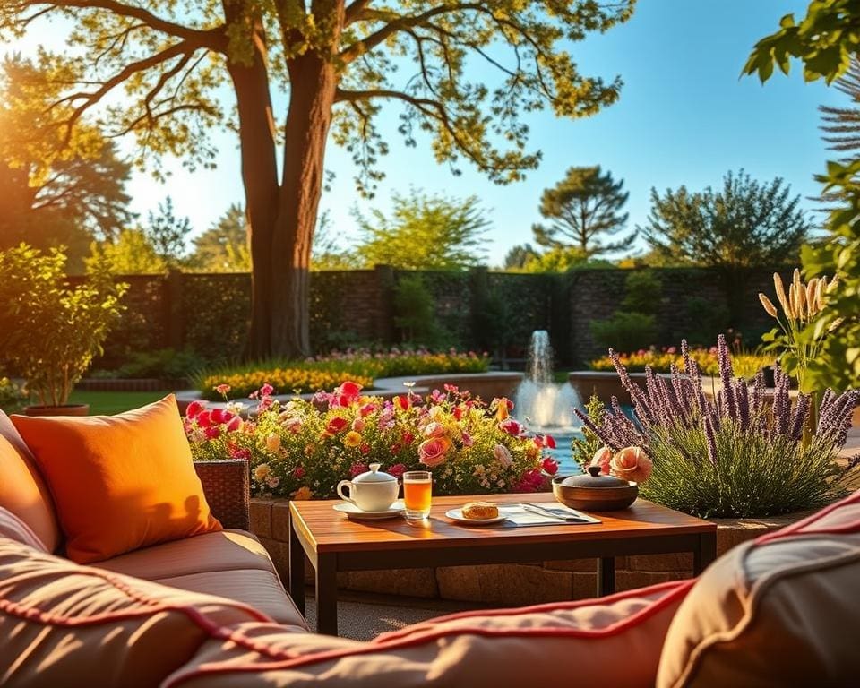 Was unterstützt Komfort im Garten?