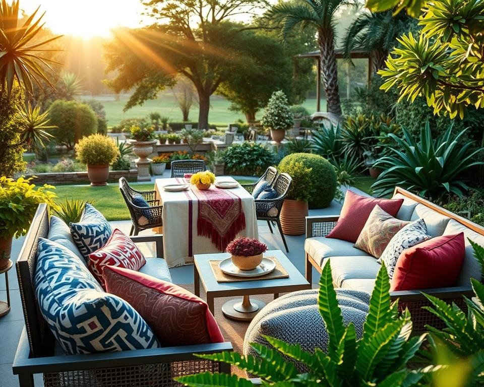 Welche Textilien eignen sich für draußen?