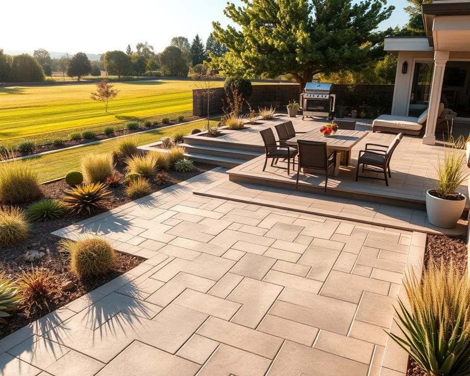 Wie gestaltest du Außenflächen pflegeleicht?