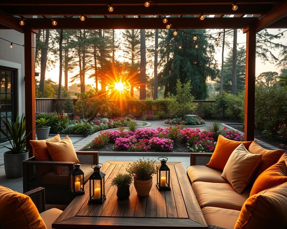 Wie schaffst du Atmosphäre im Außenraum?