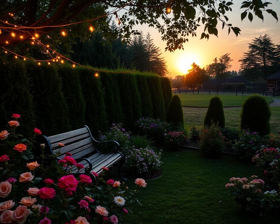 Wie schaffst du Atmosphäre im Garten?