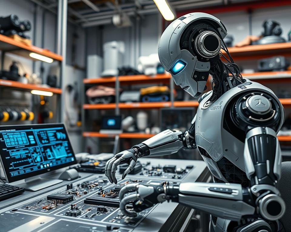 Wie unterstützen Roboter präzise technische Aufgaben?