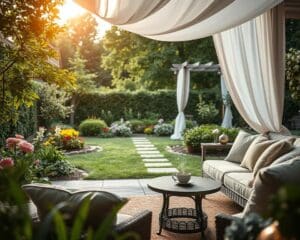 Wie verbesserst du den Komfort im Garten?