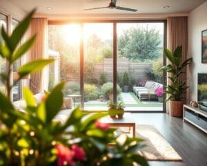 Wie verbindet man Garten und Wohnraum optisch?