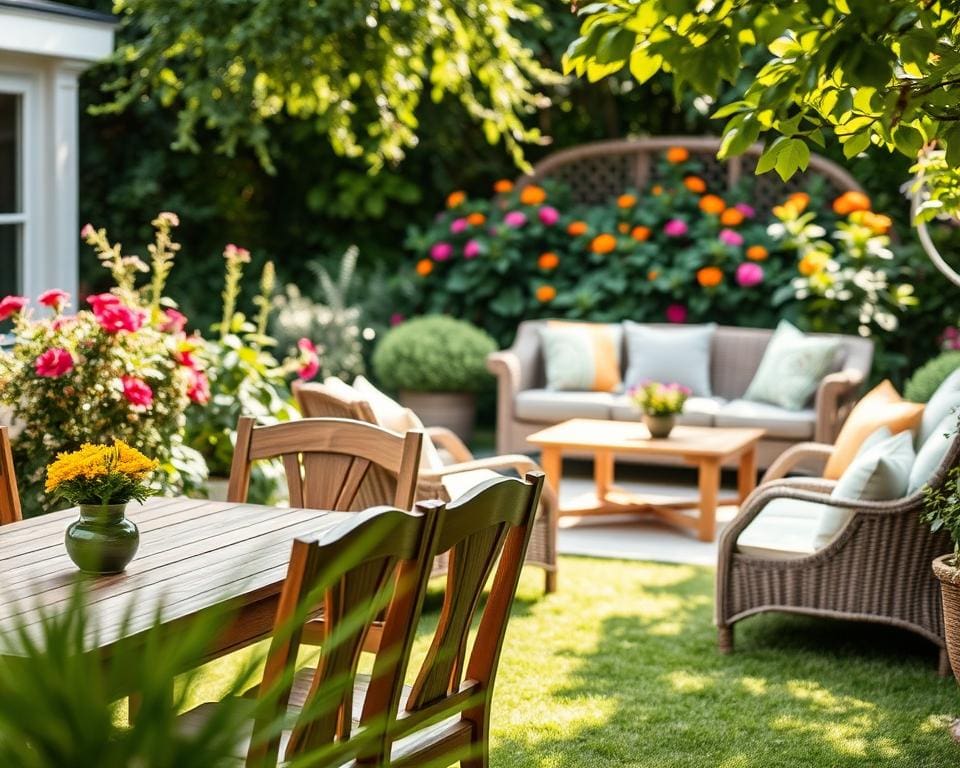 Wie wählst du passende Gartenmöbel?