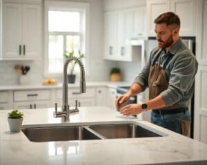 Wie modernisiert man eine Küche mit neuer Spüle?