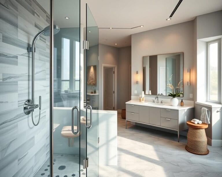 Wie plant man ein Badezimmer mit Walk-in-Dusche?