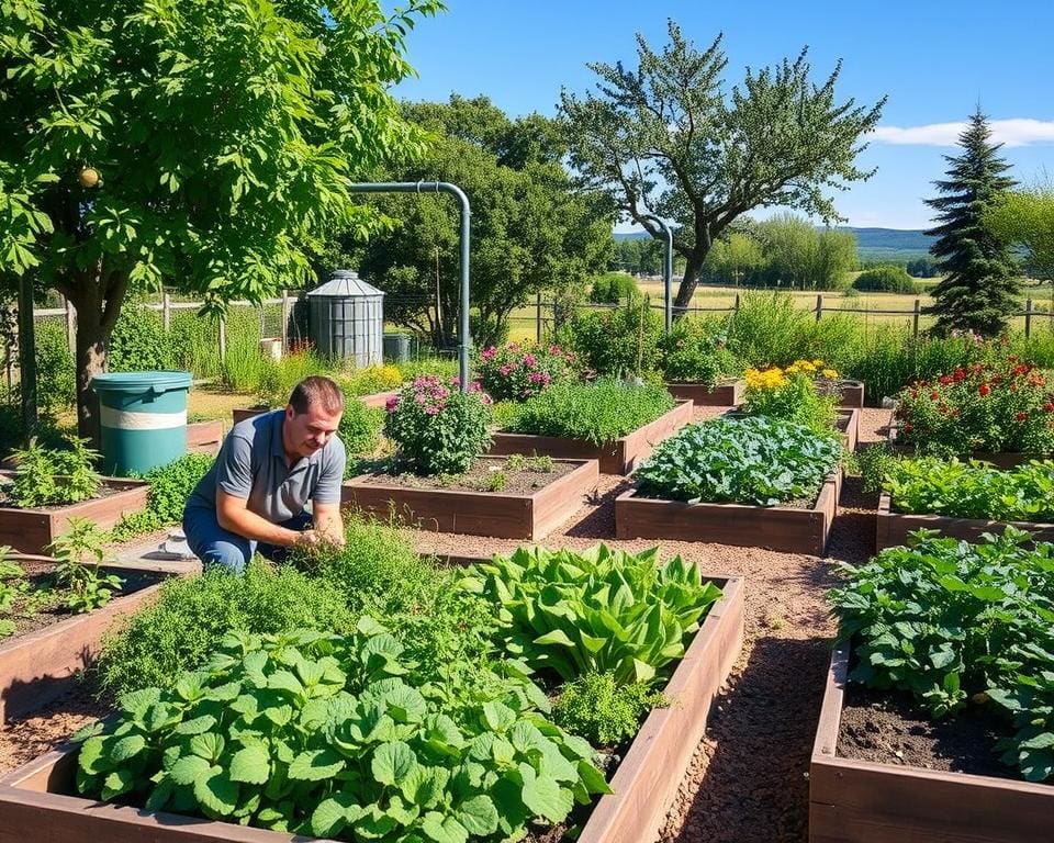 Wie plant man eine nachhaltige Gartenanlage?