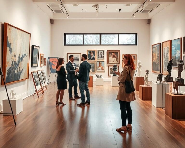 Wie richtet man eine offene Galerie ein?