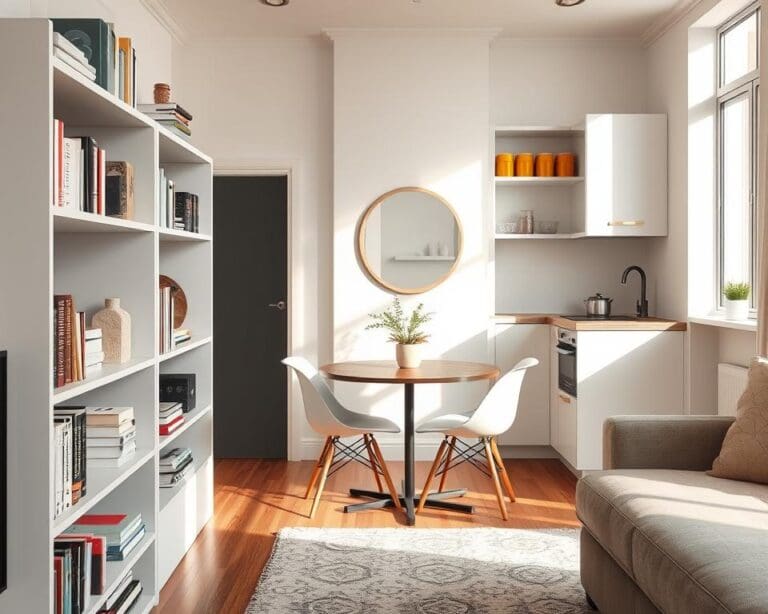 Wie schafft man Ordnung in kleinen Wohnungen?