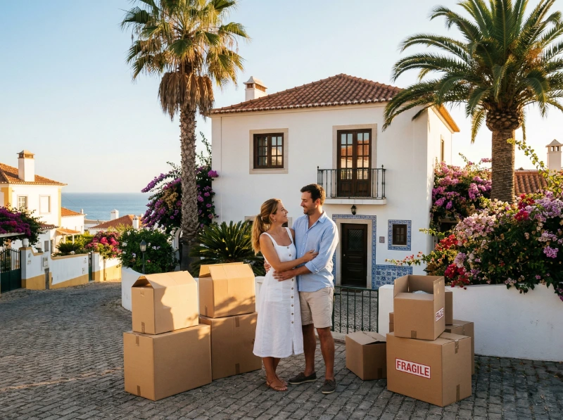 internationaler Umzug nach Portugal,