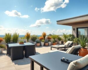 Wie gestaltet man eine pflegeleichte Terrasse?