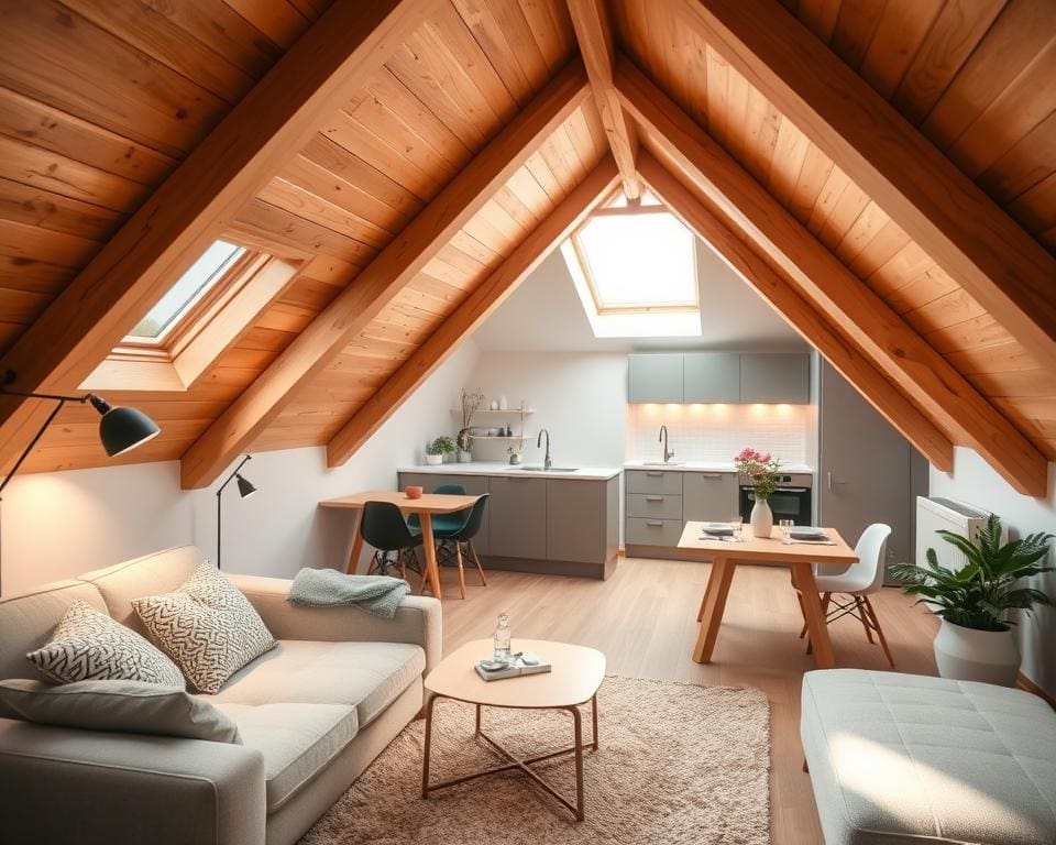 Wie plant man eine Dachgeschosswohnung sinnvoll?