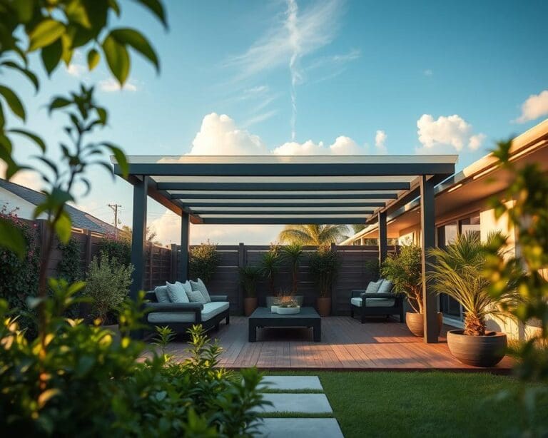 Wie plant man eine Terrasse mit Überdachung?