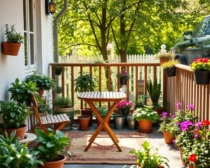 Wie gestaltet man eine kleine Terrasse optimal?