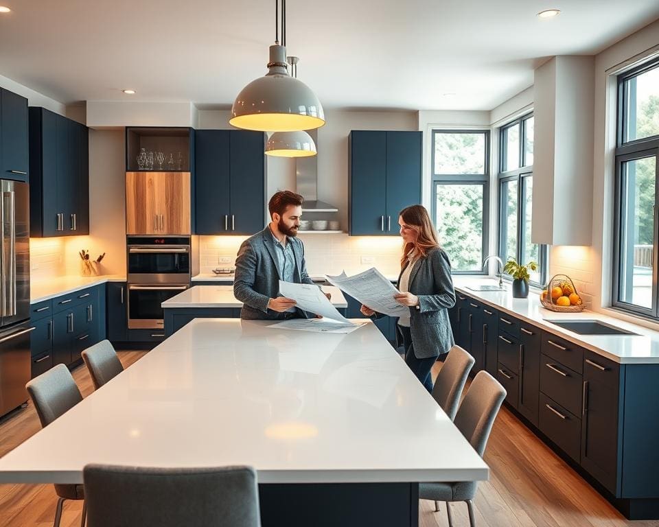 Küchenrenovierung modern