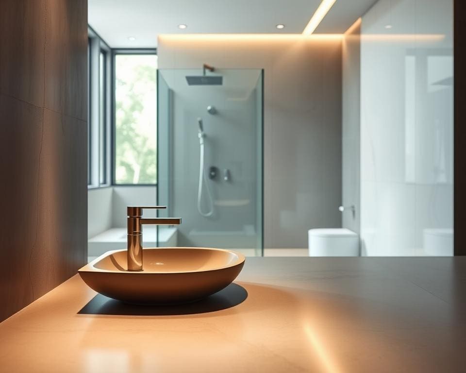 fugenloses Badezimmer