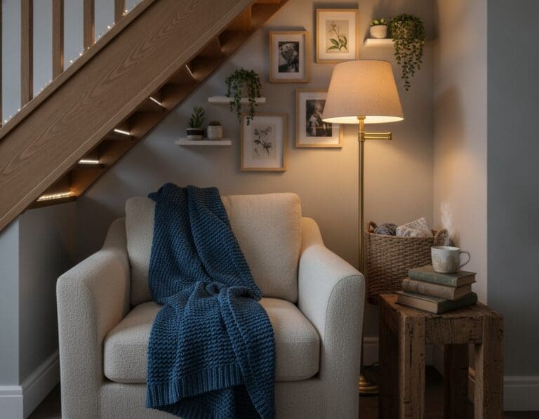 Platz unter der Treppe